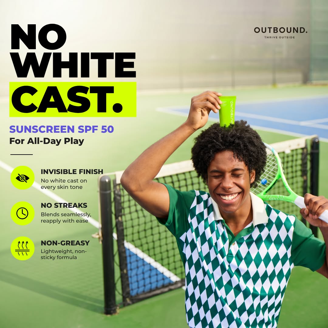 OUTBOUND Active Ready Sunscreen SPF 50 - Black Girl Golf