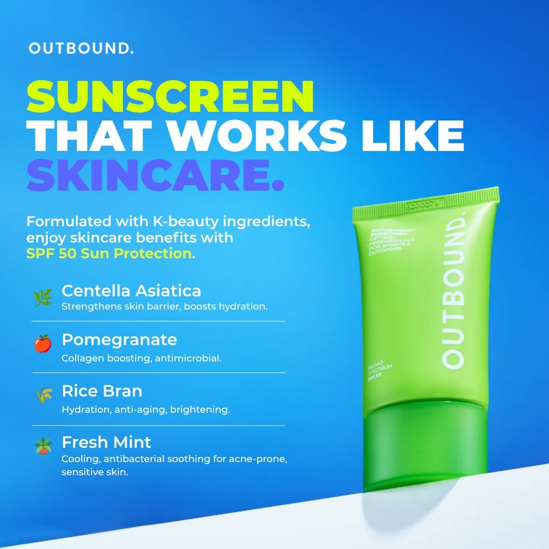OUTBOUND Active Ready Sunscreen SPF 50 - Black Girl Golf