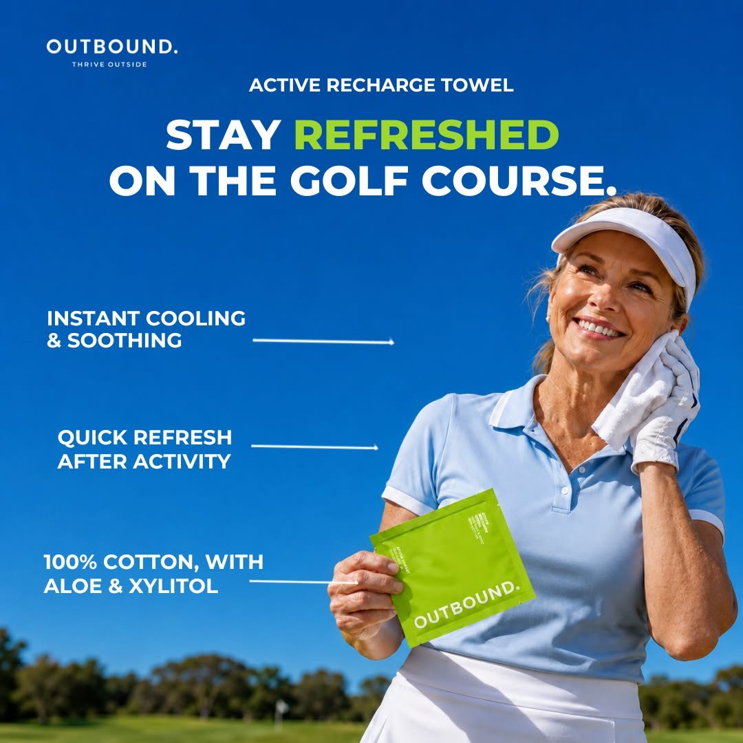 OUTBOUND Active Recharge Towel (8 Pack) - Black Girl Golf