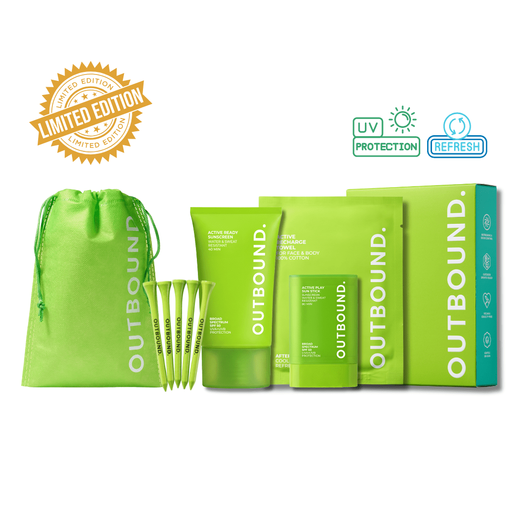 OUTBOUND Ultimate Golf Sunscreen Set SPF 50 - Black Girl Golf