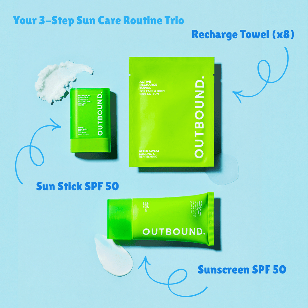OUTBOUND Ultimate Golf Sunscreen Set SPF 50 - Black Girl Golf