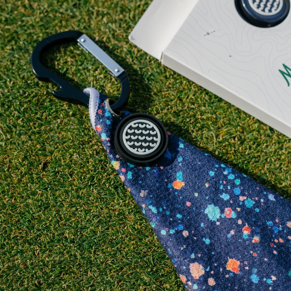 Paint Splatter - Magnetic Golf Towel - Black Girl Golf