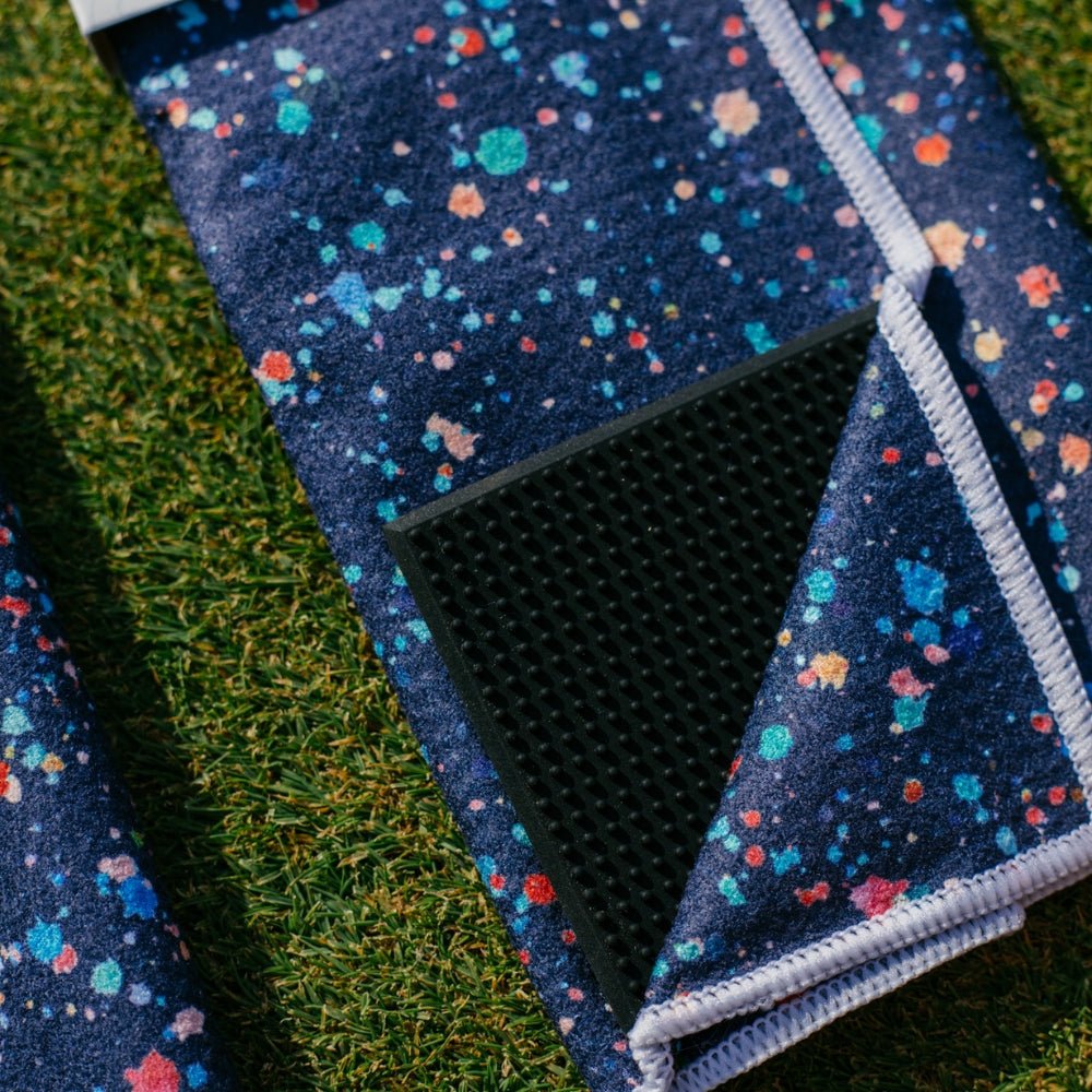 Paint Splatter - Magnetic Golf Towel - Black Girl Golf