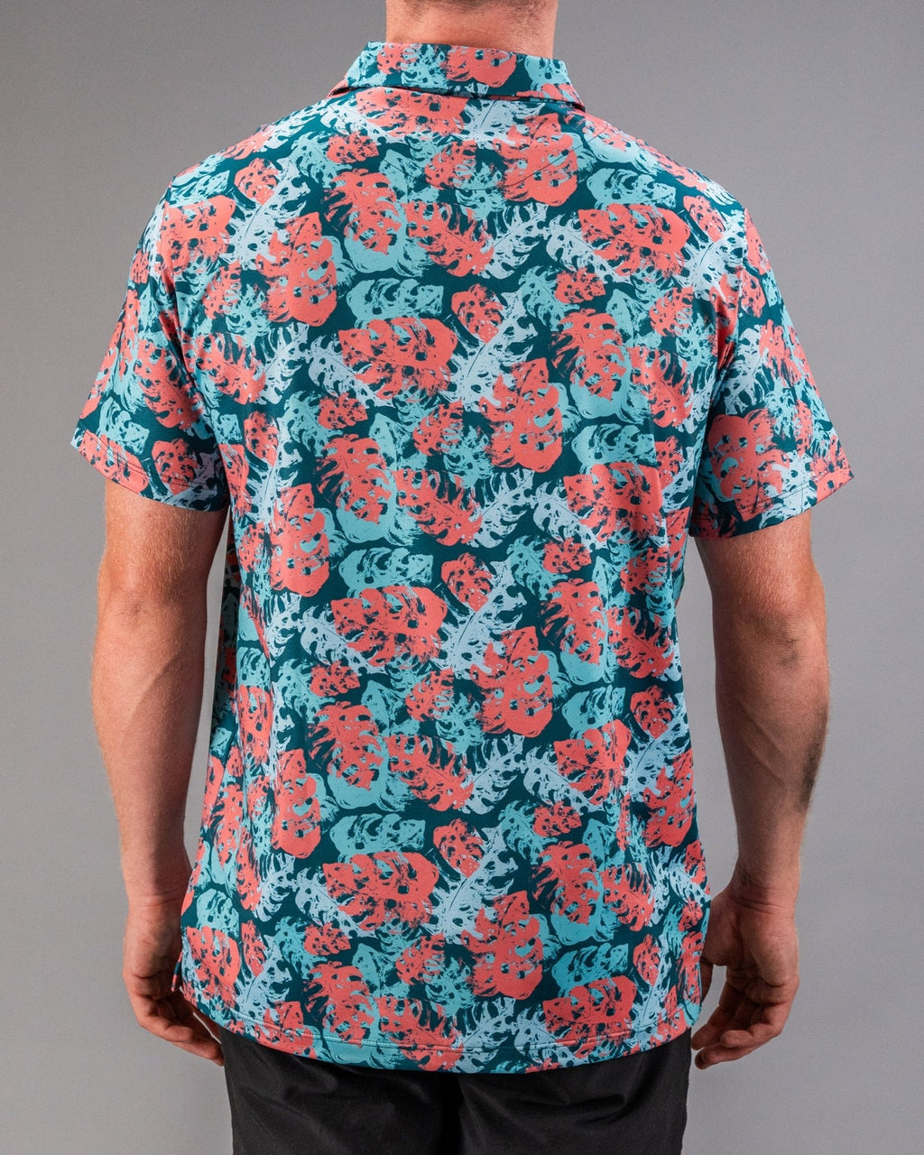 Painted Monstera Teal - Black Girl Golf