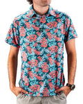 Painted Monstera Teal - Black Girl Golf