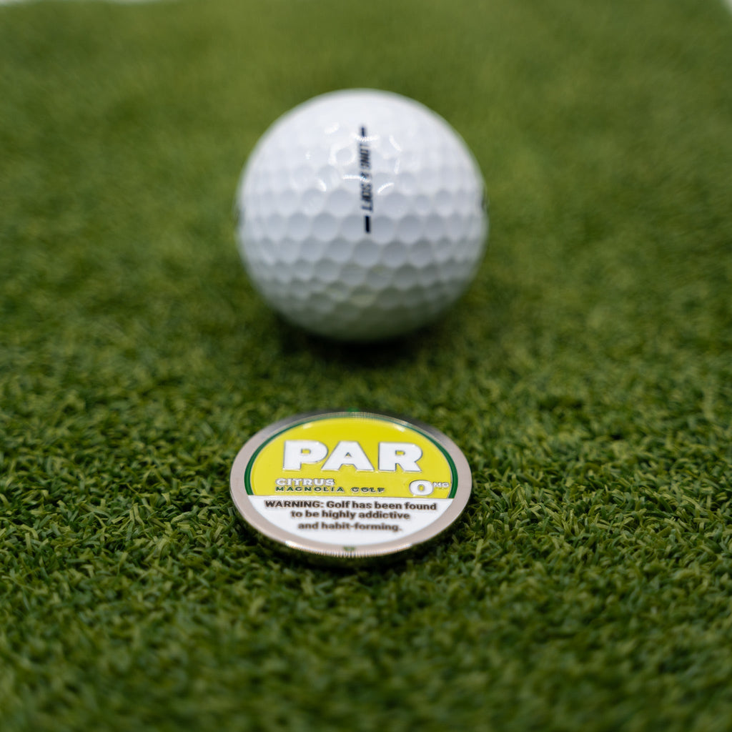 "PAR" BALL MARKER - Citrus - Black Girl Golf