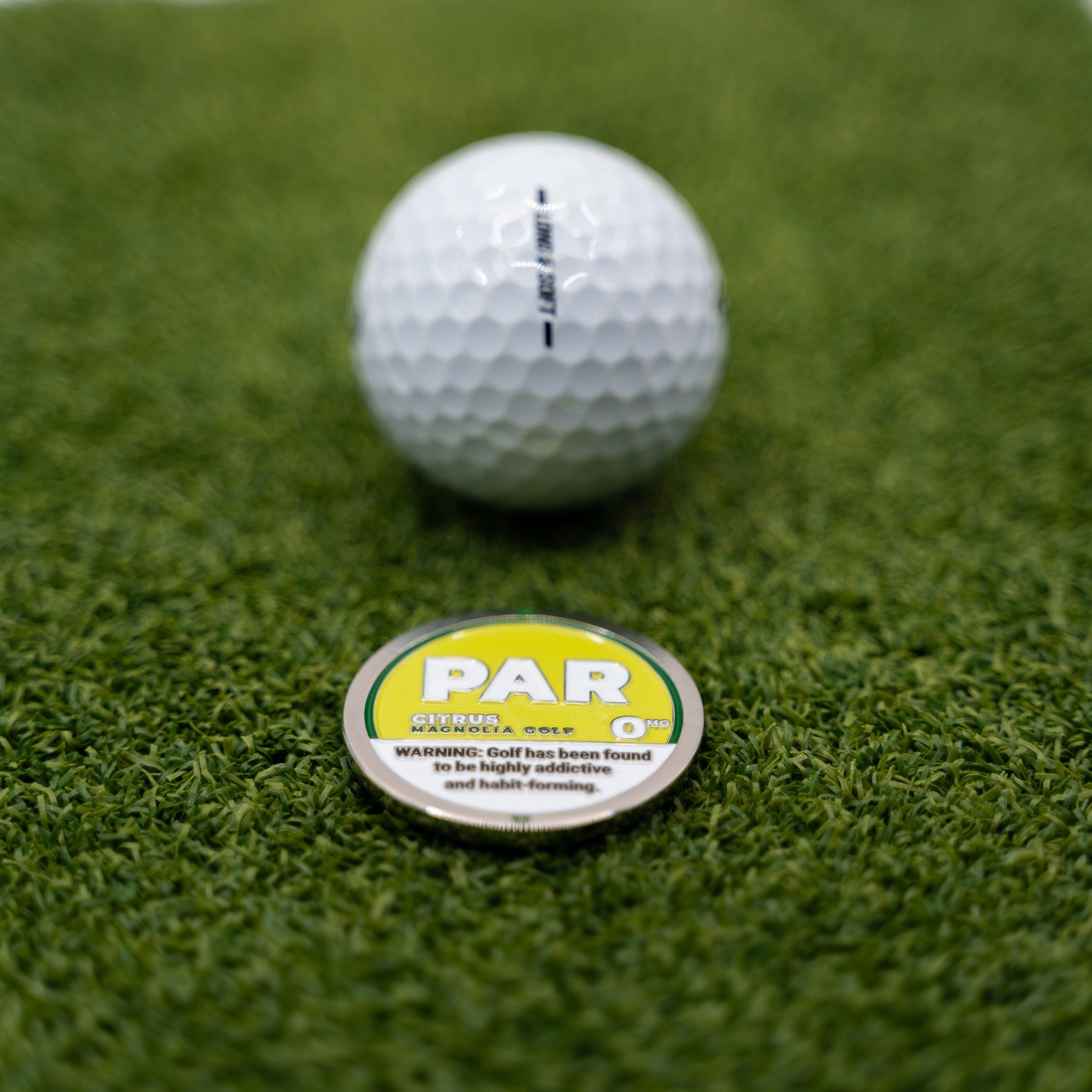"PAR" BALL MARKER - Citrus - Black Girl Golf