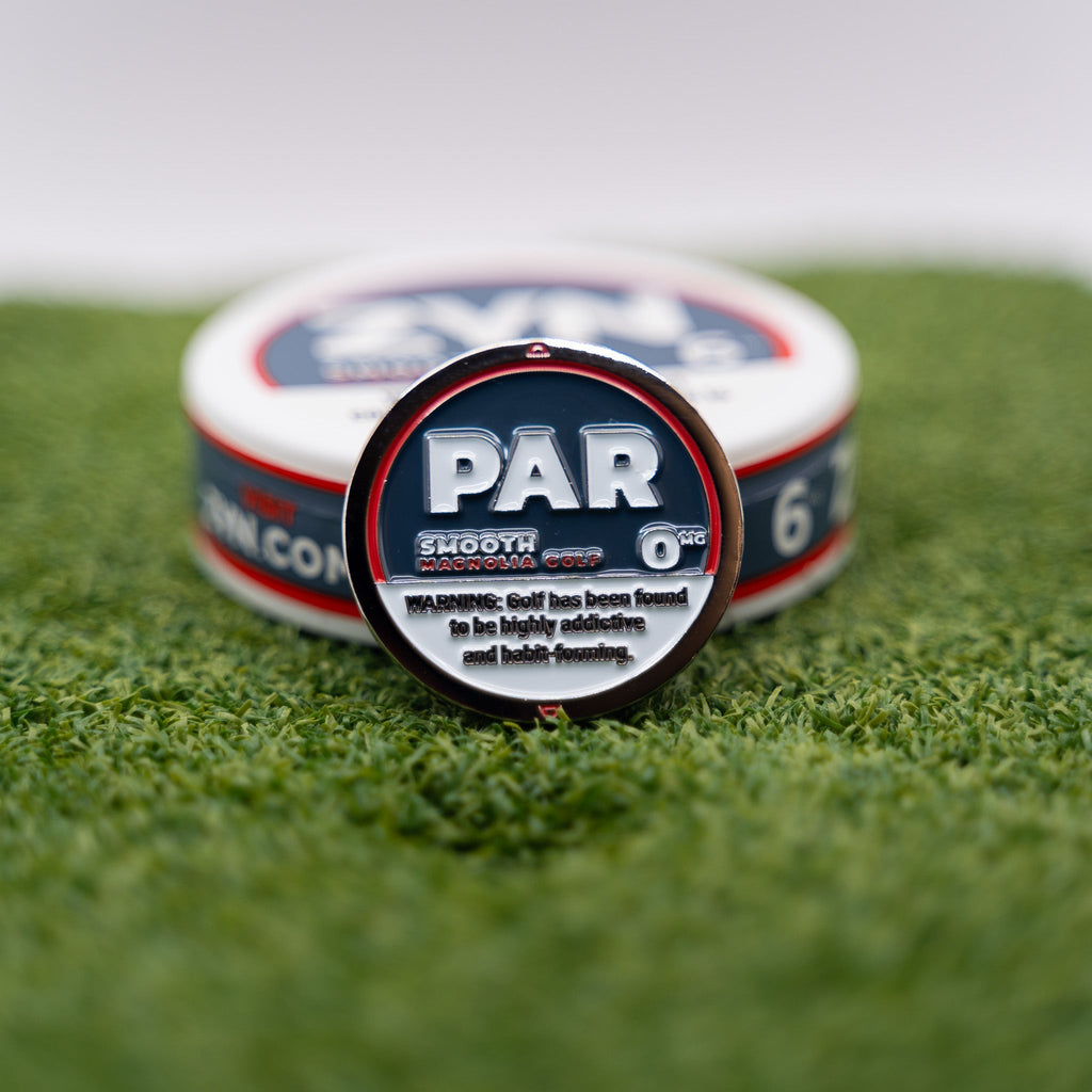 "PAR" BALL MARKER - Smooth - Black Girl Golf