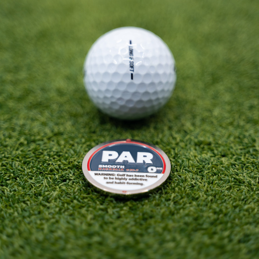 "PAR" BALL MARKER - Smooth - Black Girl Golf