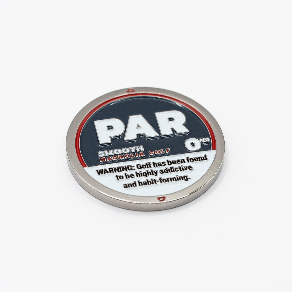 "PAR" BALL MARKER - Smooth - Black Girl Golf