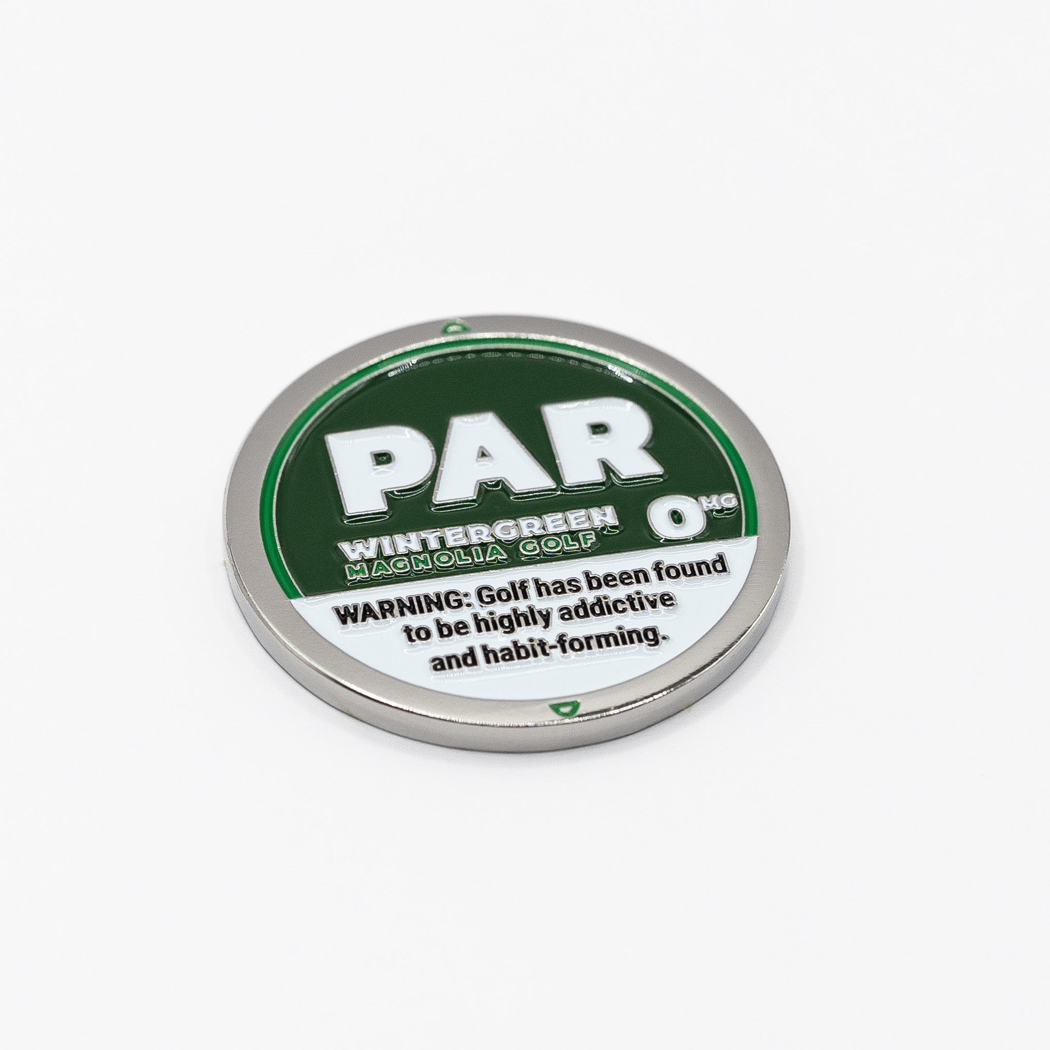 "PAR" BALL MARKER - Wintergreen - Black Girl Golf