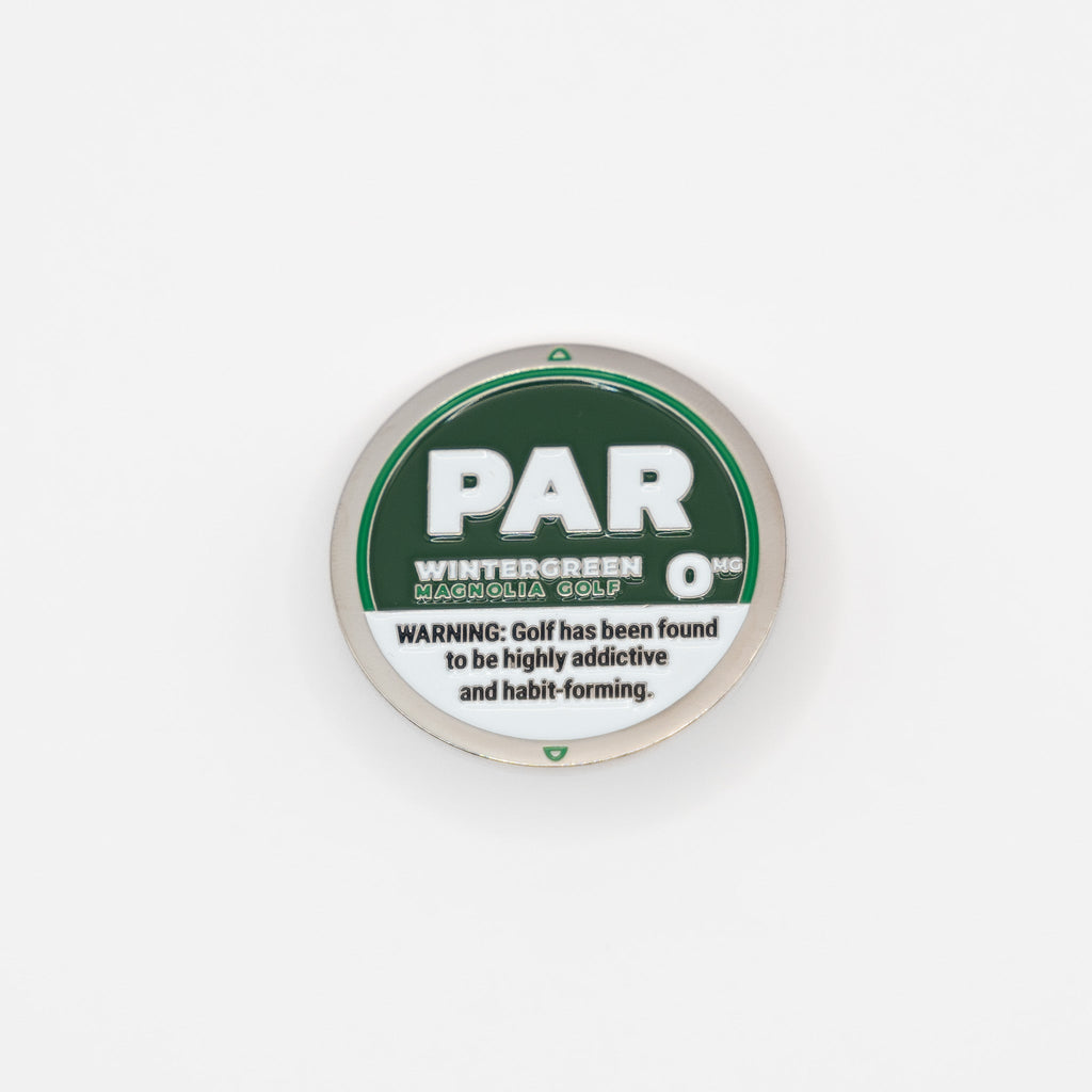 "PAR" BALL MARKER - Wintergreen - Black Girl Golf
