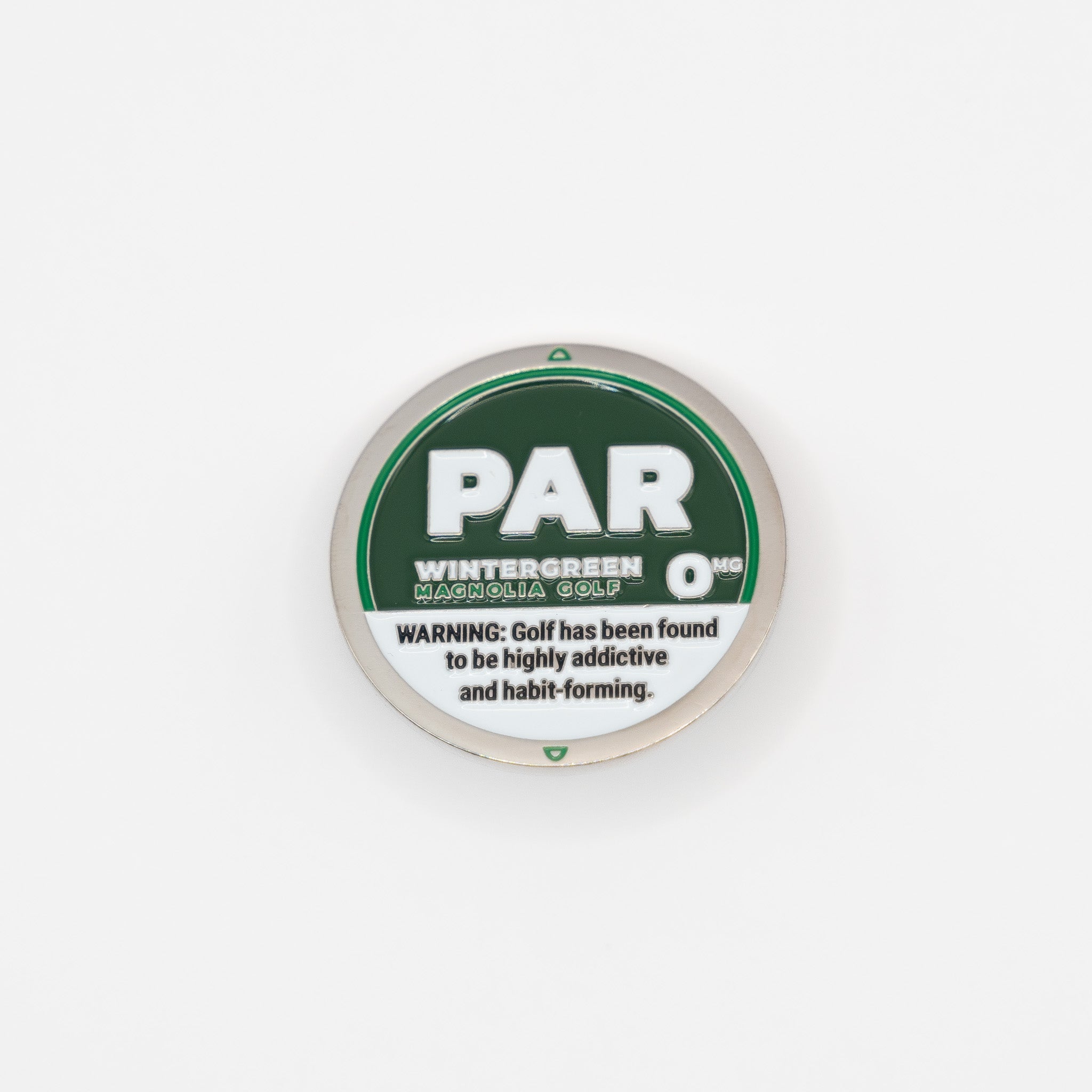 "PAR" BALL MARKER - Wintergreen - Black Girl Golf