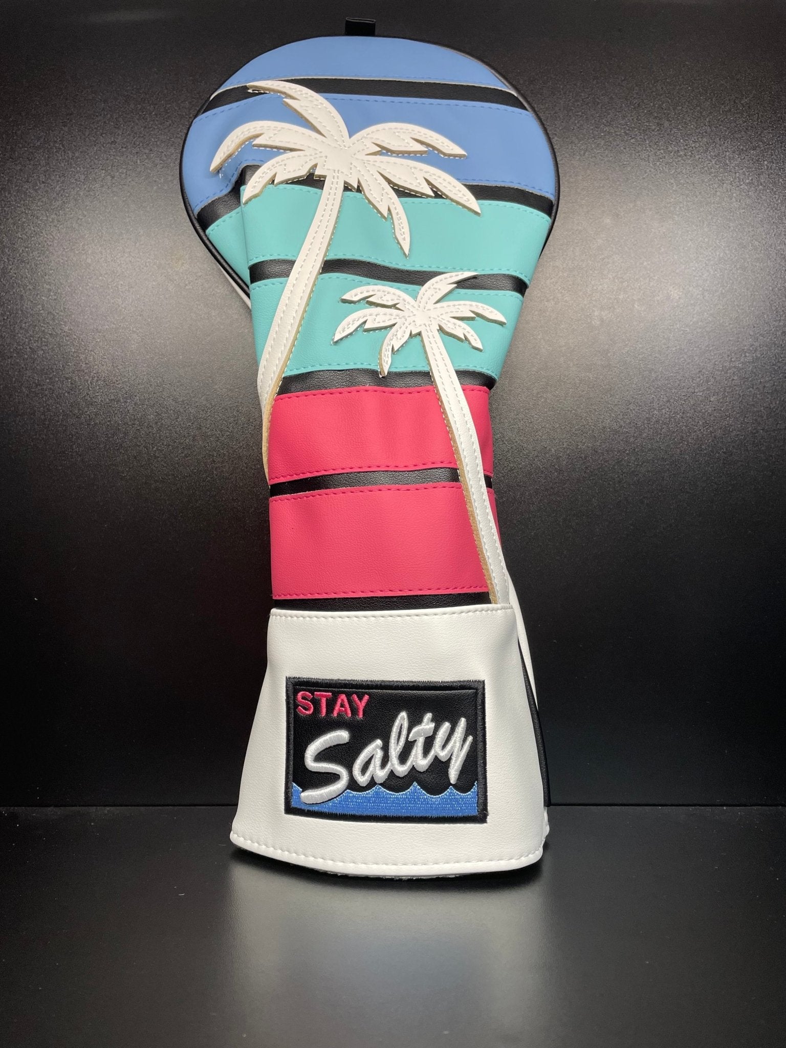 Paradise Stay Salty Headcover - Black Girl Golf