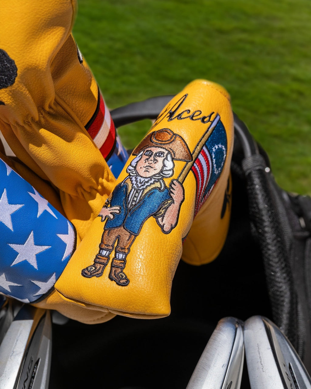 Patriot Blade Putter Cover - Black Girl Golf