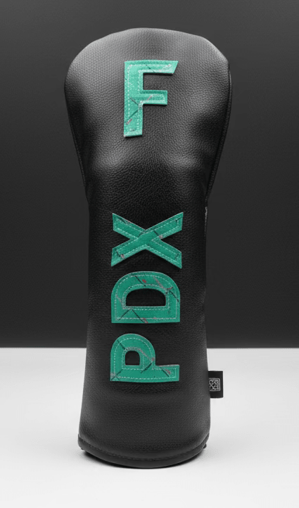 PDX Carpet Letters Headcover - Black Girl Golf