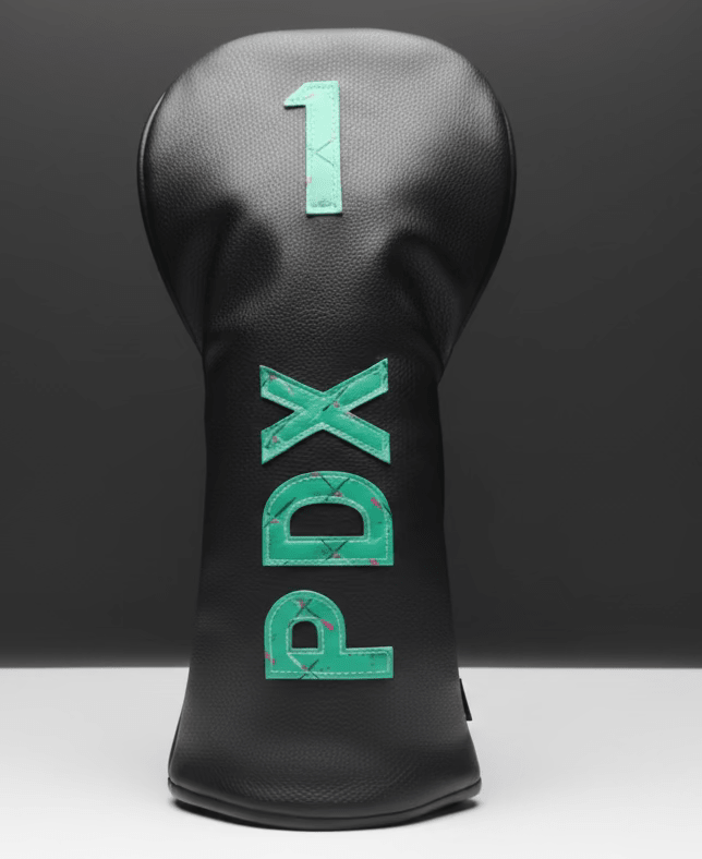 PDX Carpet Letters Headcover - Black Girl Golf