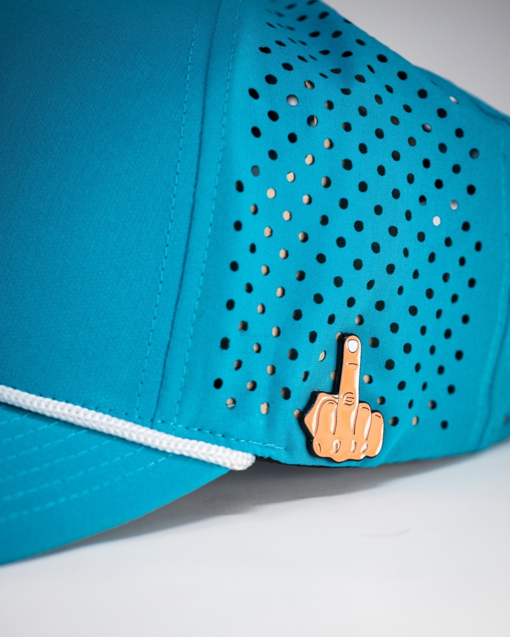 Perforated Rope Hat - Baby Blue - Black Girl Golf