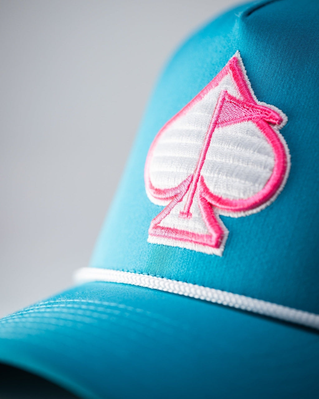 Perforated Rope Hat - Baby Blue - Black Girl Golf