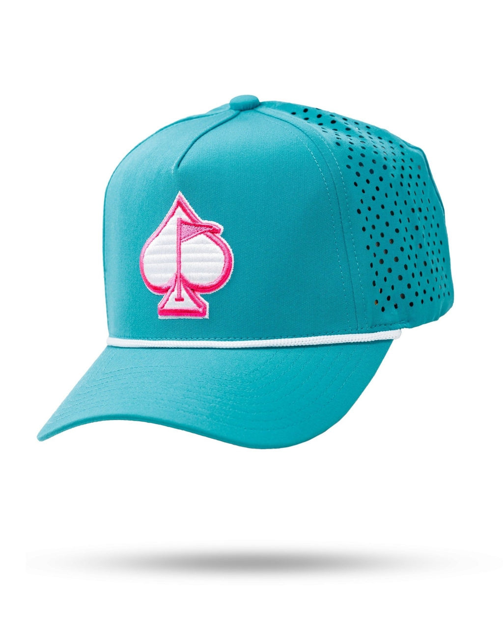 Perforated Rope Hat - Baby Blue - Black Girl Golf