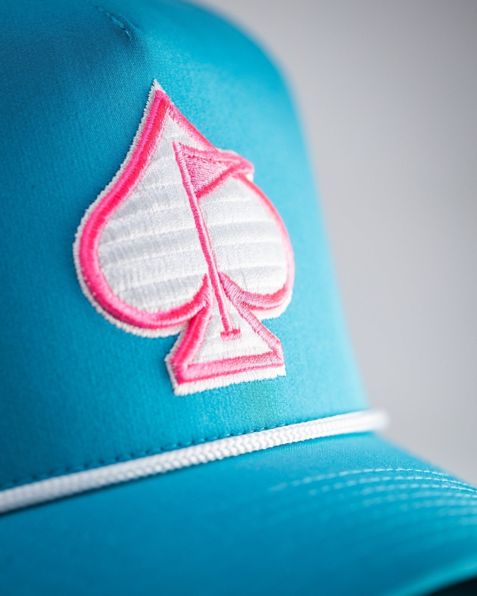 Perforated Rope Hat - Baby Blue - Black Girl Golf