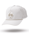 Perforated Rope Hat - Bone - Black Girl Golf
