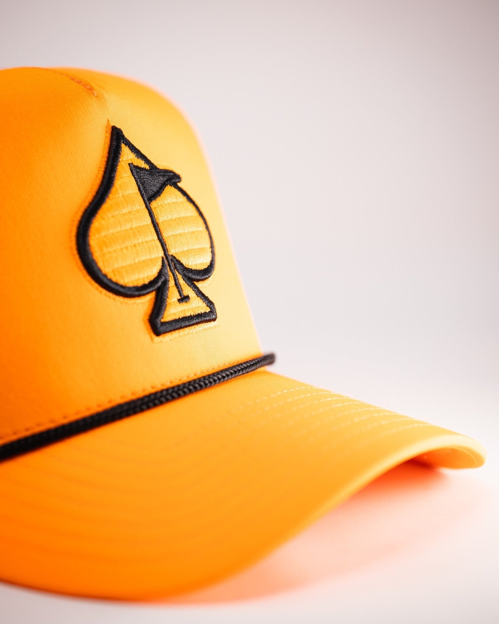 Perforated Rope Hat - Highlighter Orange - Black Girl Golf