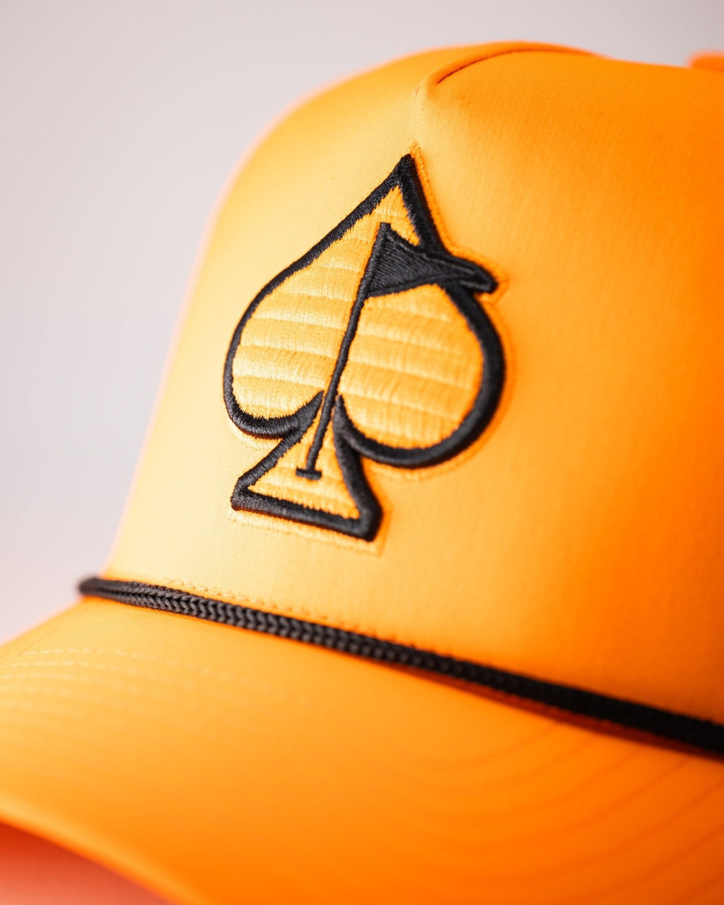 Perforated Rope Hat - Highlighter Orange - Black Girl Golf