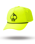 Perforated Rope Hat - Highlighter Yellow - Black Girl Golf