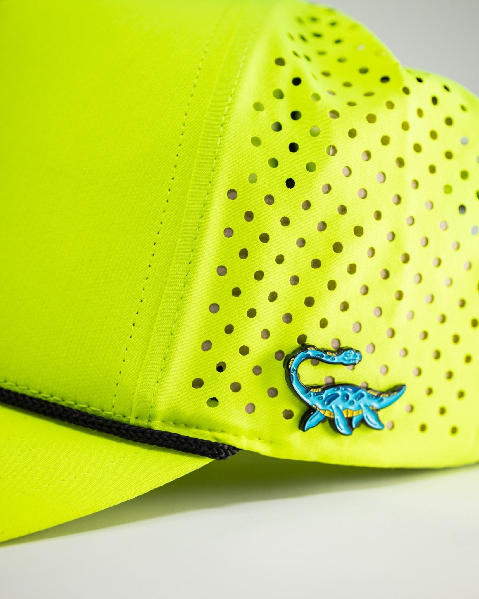 Perforated Rope Hat - Highlighter Yellow - Black Girl Golf
