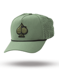 Perforated Rope Hat - Olive - Black Girl Golf