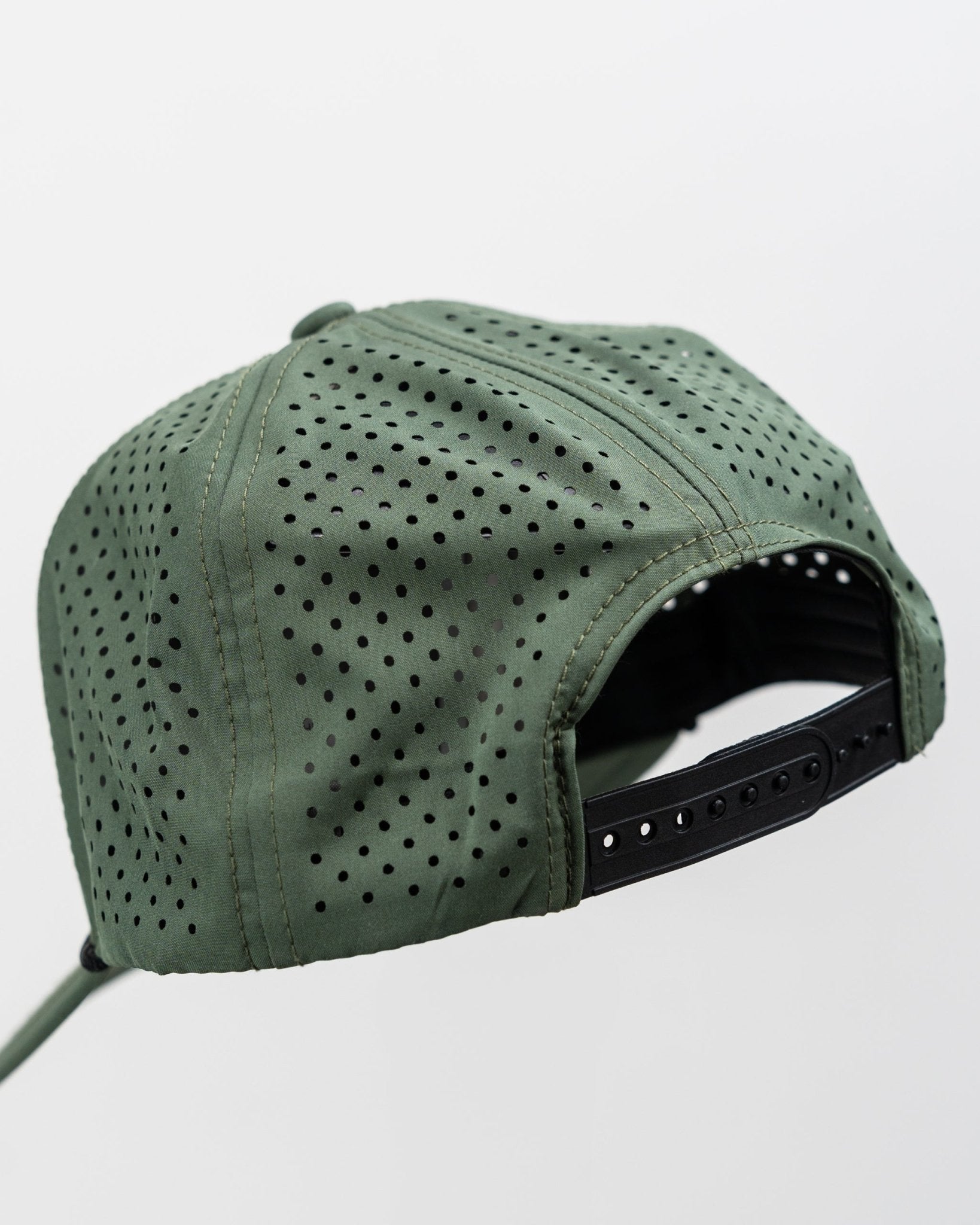 Perforated Rope Hat - Olive - Black Girl Golf