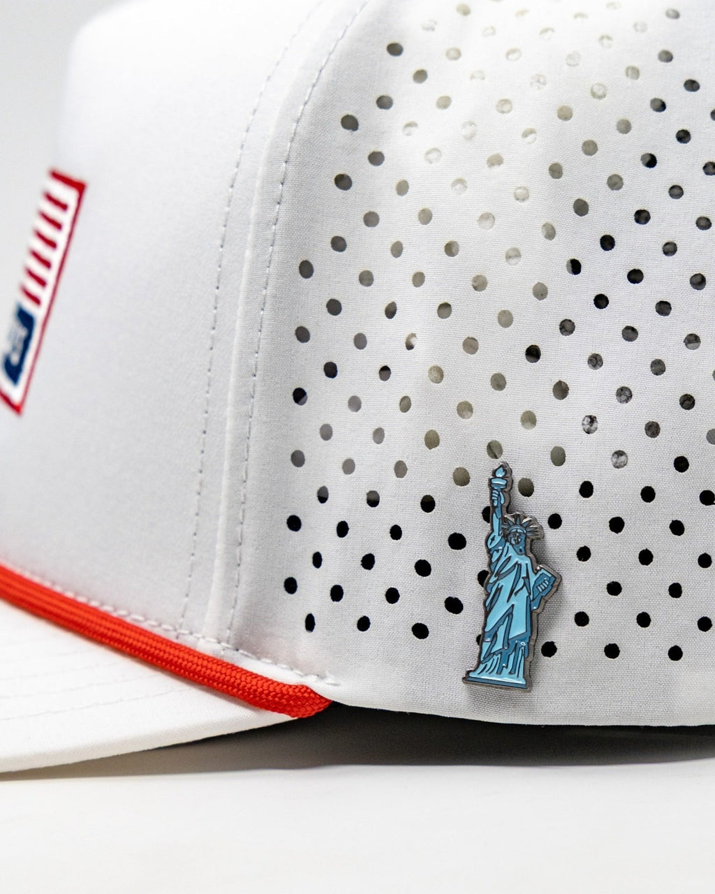 Perforated Rope Hat - USA - Black Girl Golf