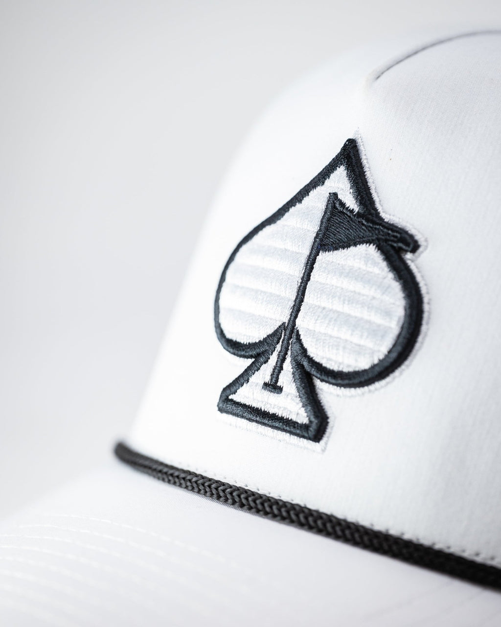 Perforated Rope Hat - White - Black Girl Golf