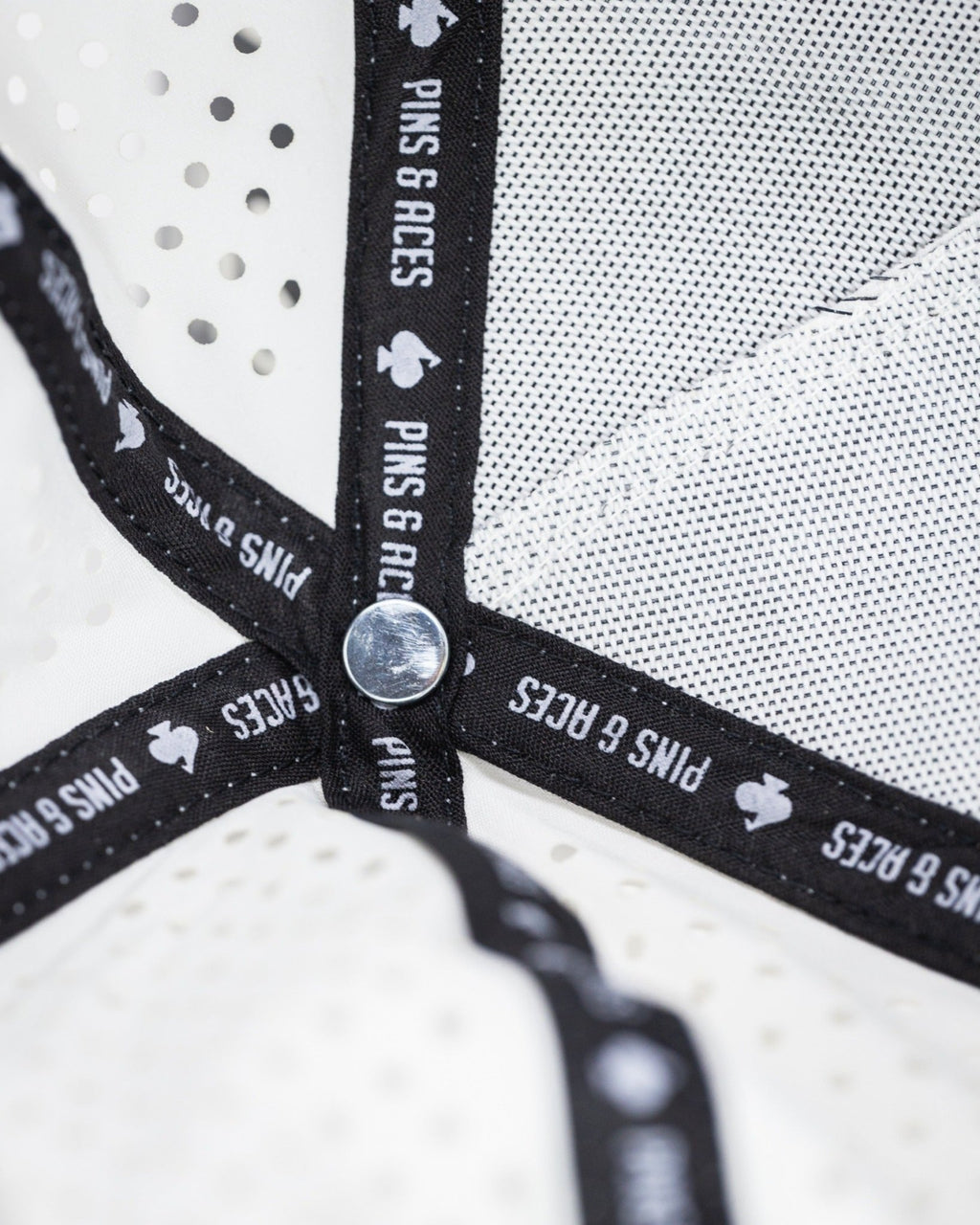 Perforated Rope Hat - White - Black Girl Golf