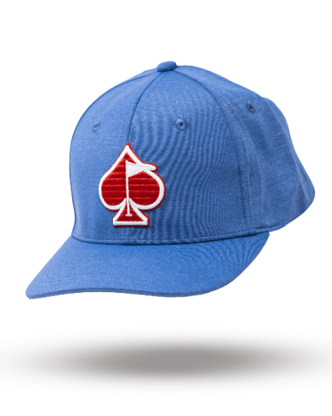 Performance Spade Hat - Blue - Black Girl Golf