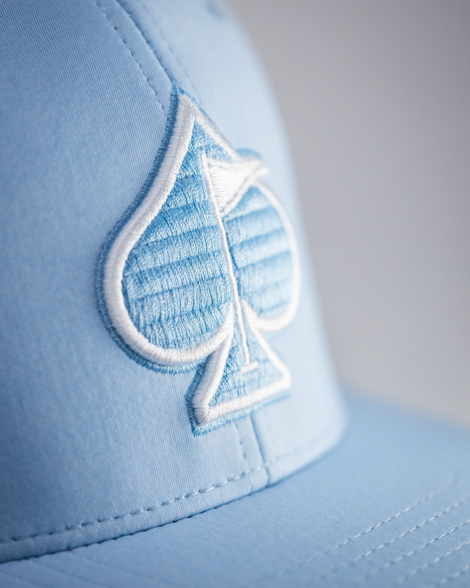Performance Spade Hat - Carolina Blue - Black Girl Golf