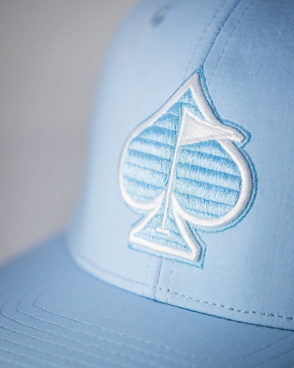 Performance Spade Hat - Carolina Blue - Black Girl Golf