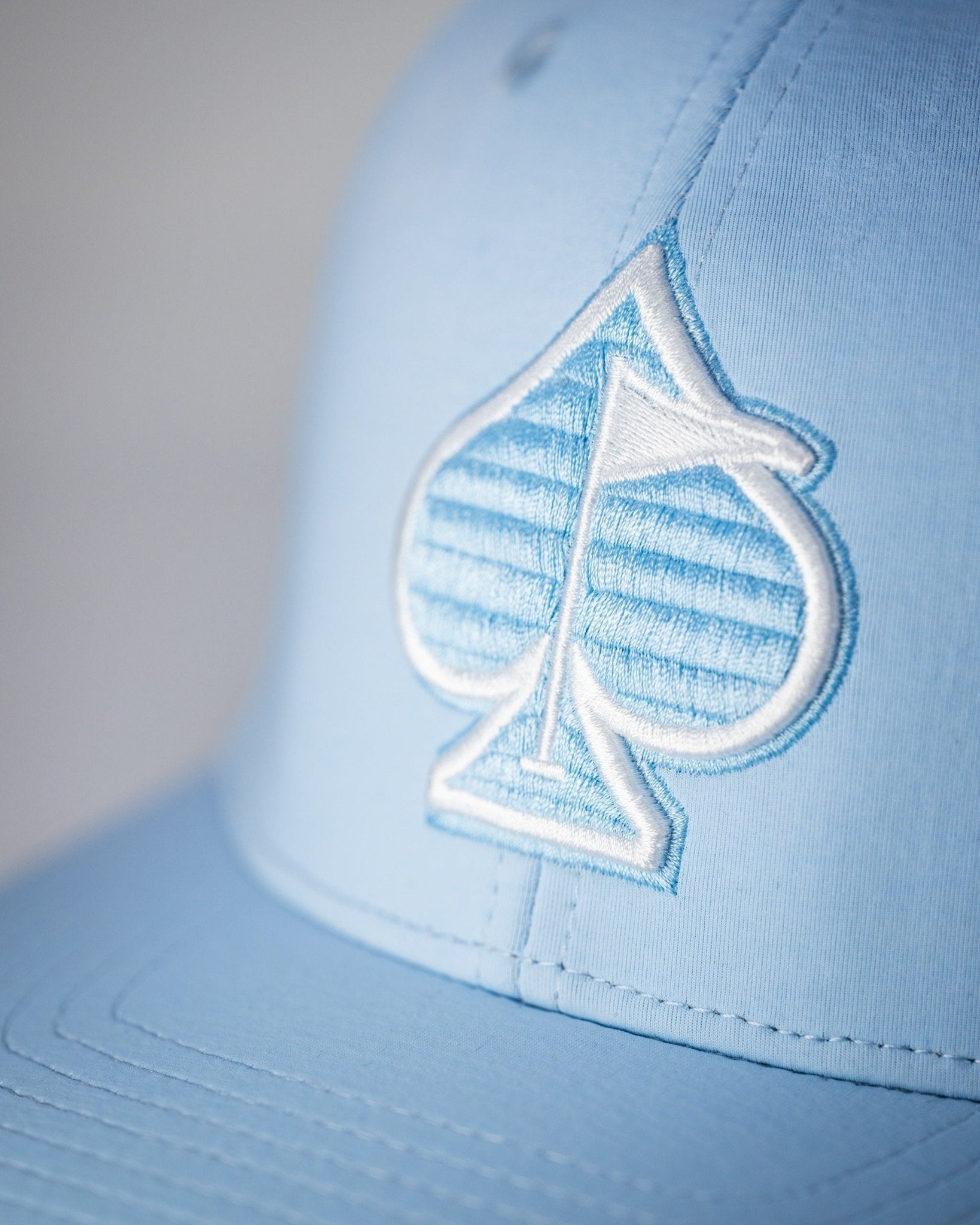 Performance Spade Hat - Carolina Blue - Black Girl Golf