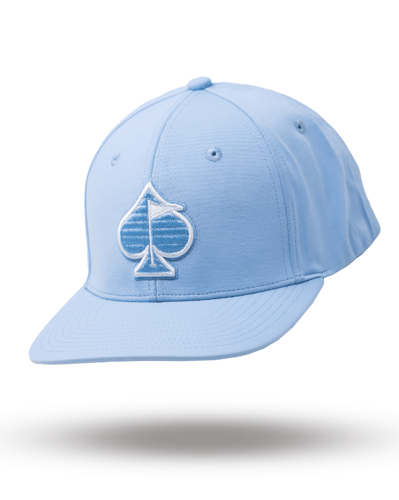 Performance Spade Hat - Carolina Blue - Black Girl Golf