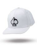 Performance Spade Hat - White - Black Girl Golf