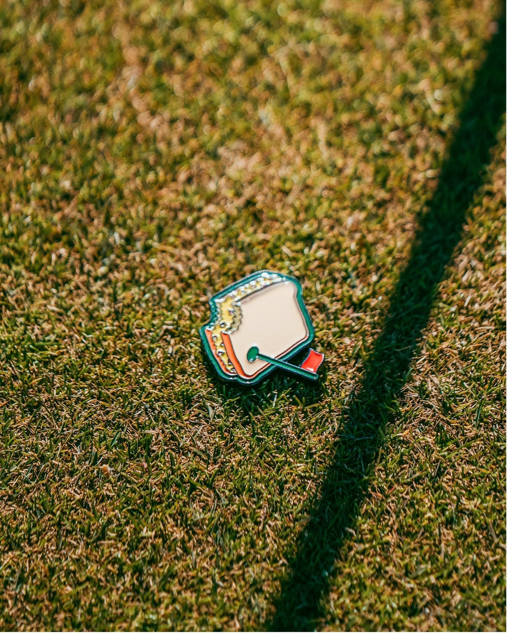 Pimento Cheese Sandwich Ball Marker - Black Girl Golf