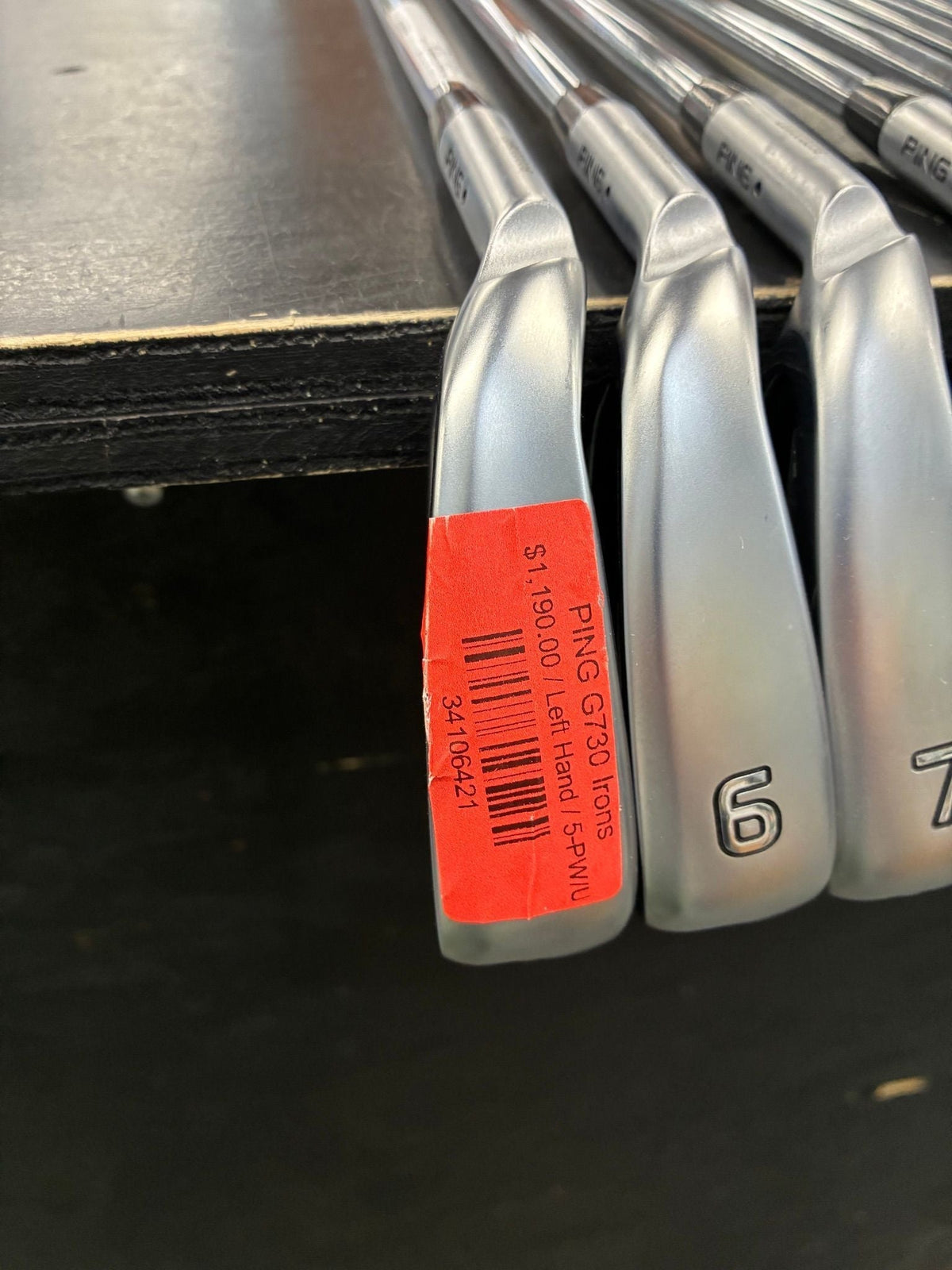 Ping G730 Iron Set Left Hand 5-PW50 Regular Flex (Used) - Black Girl Golf