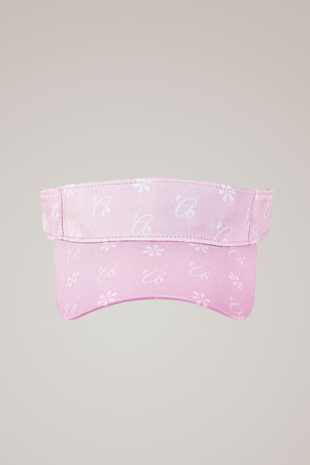 Pink Flowers Sport Visor - Black Girl Golf