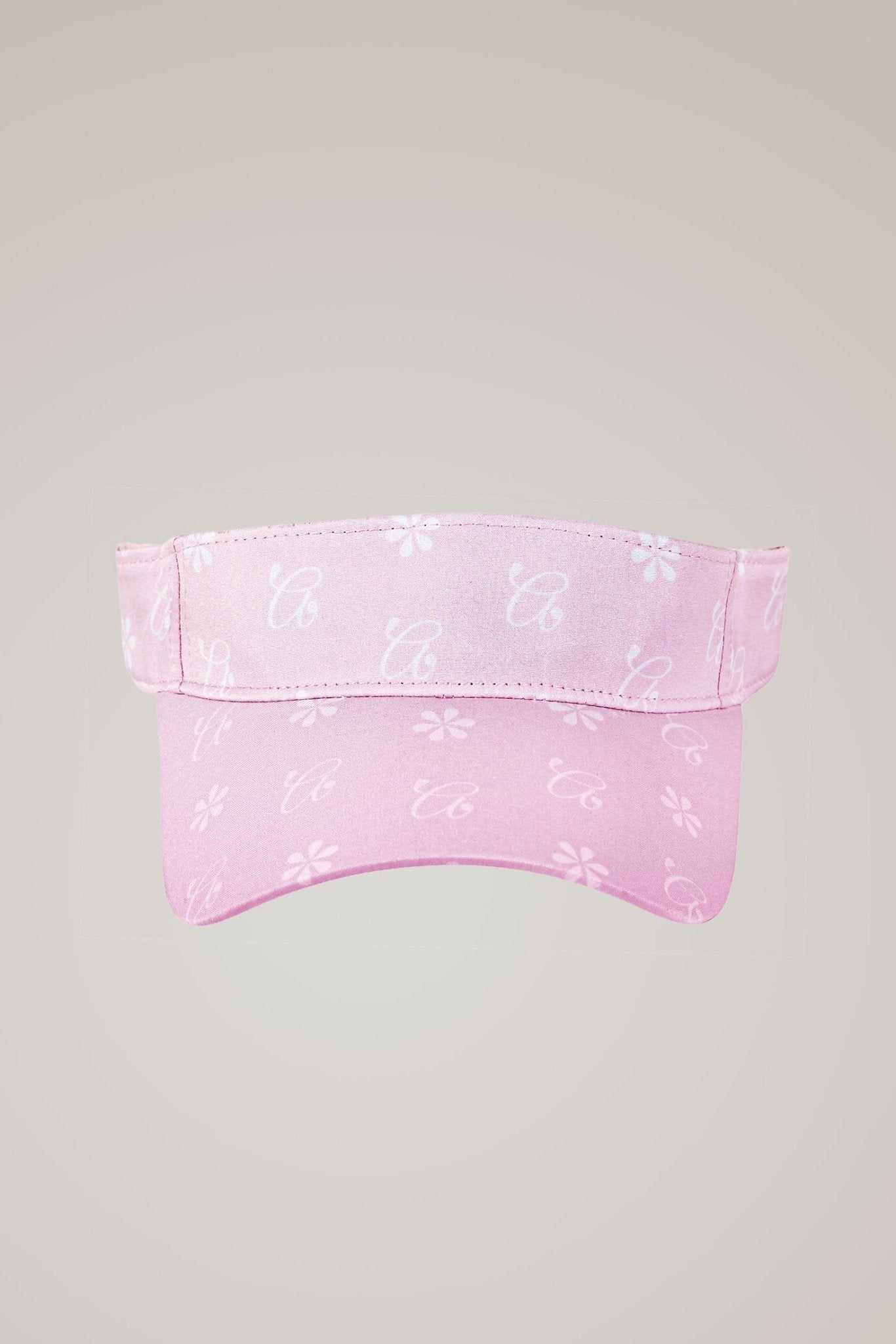 Pink Flowers Sport Visor - Black Girl Golf