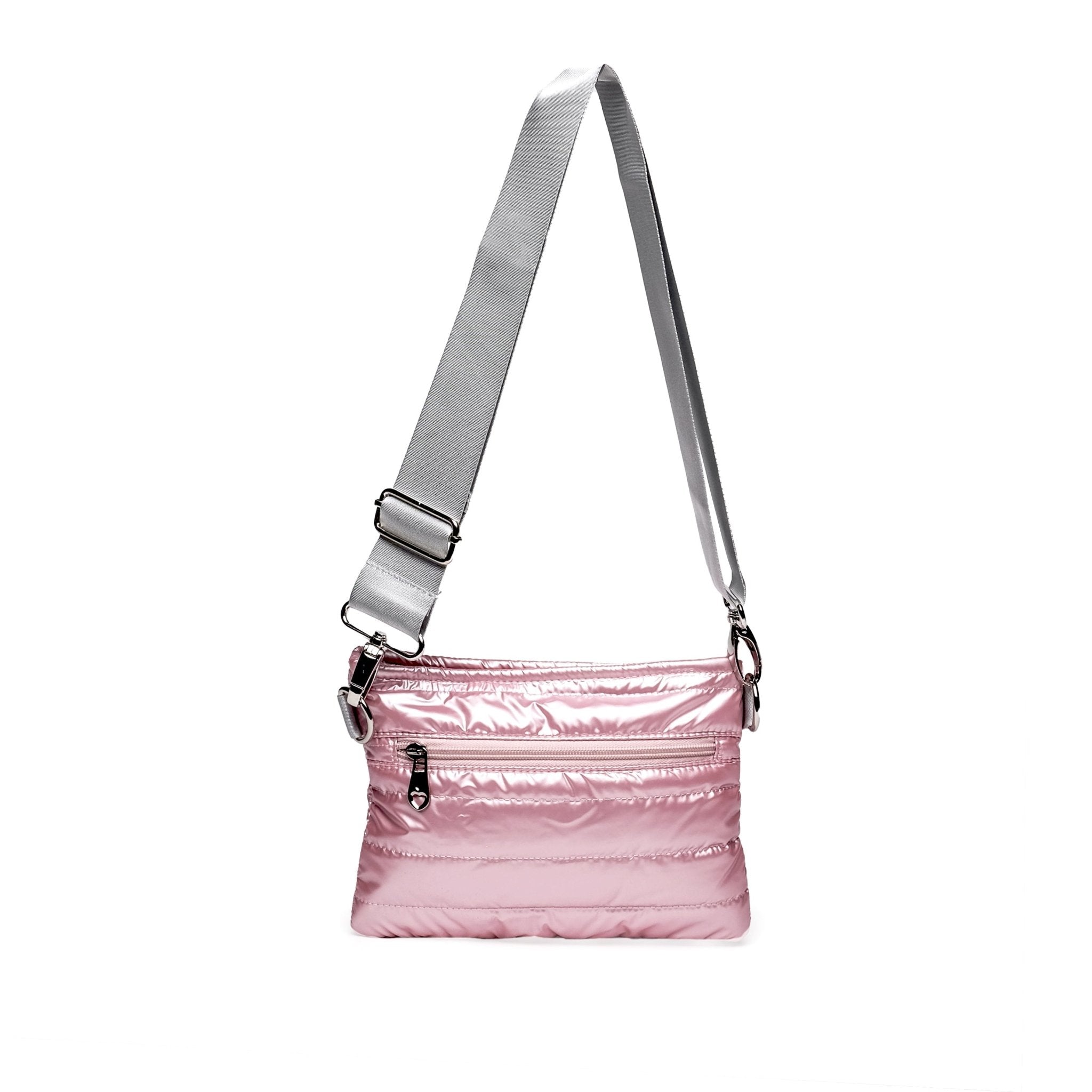 Pink Padded Crossbody Belt Bag - Black Girl Golf