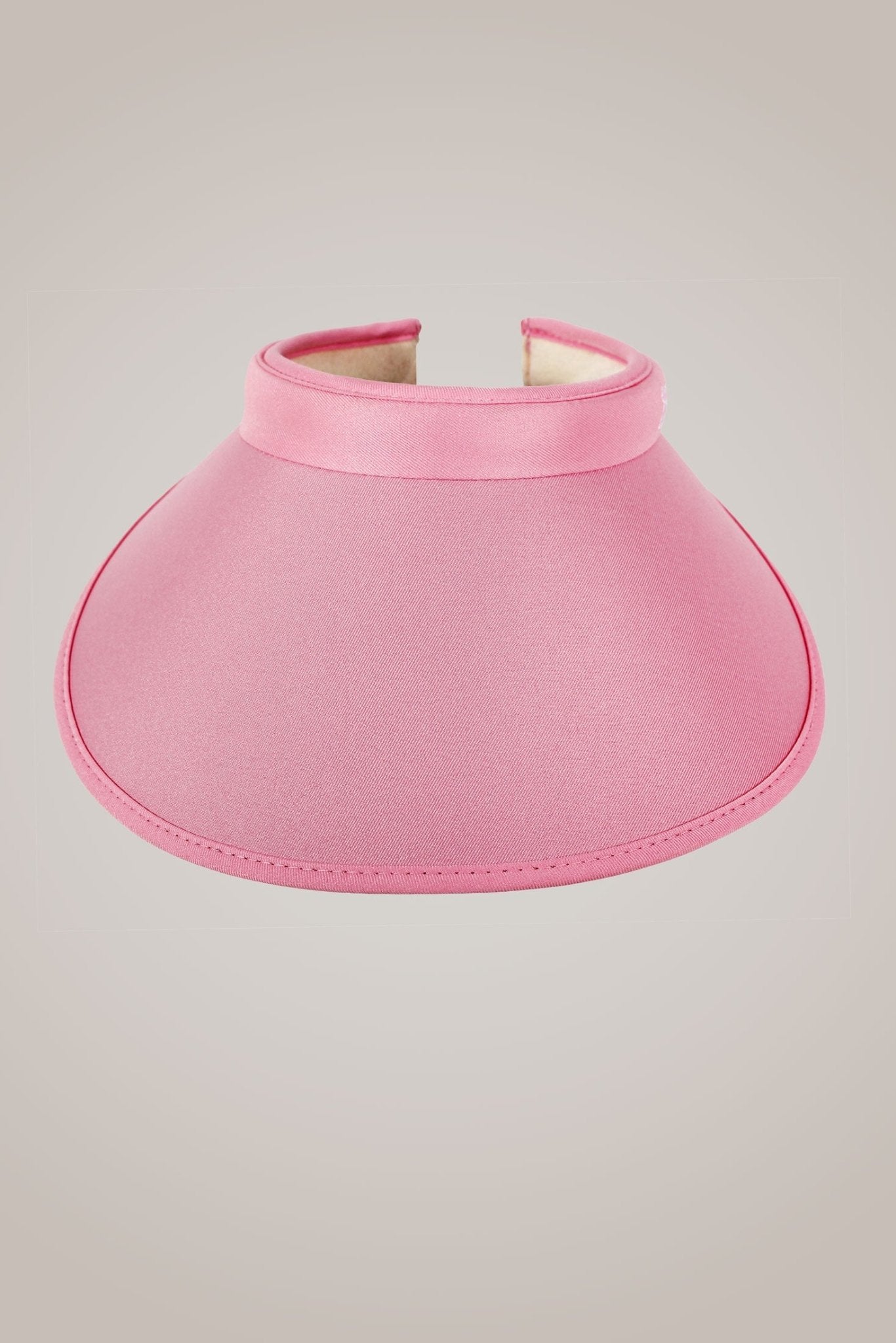 Pink Wide Brim Slide On Visor - Black Girl Golf