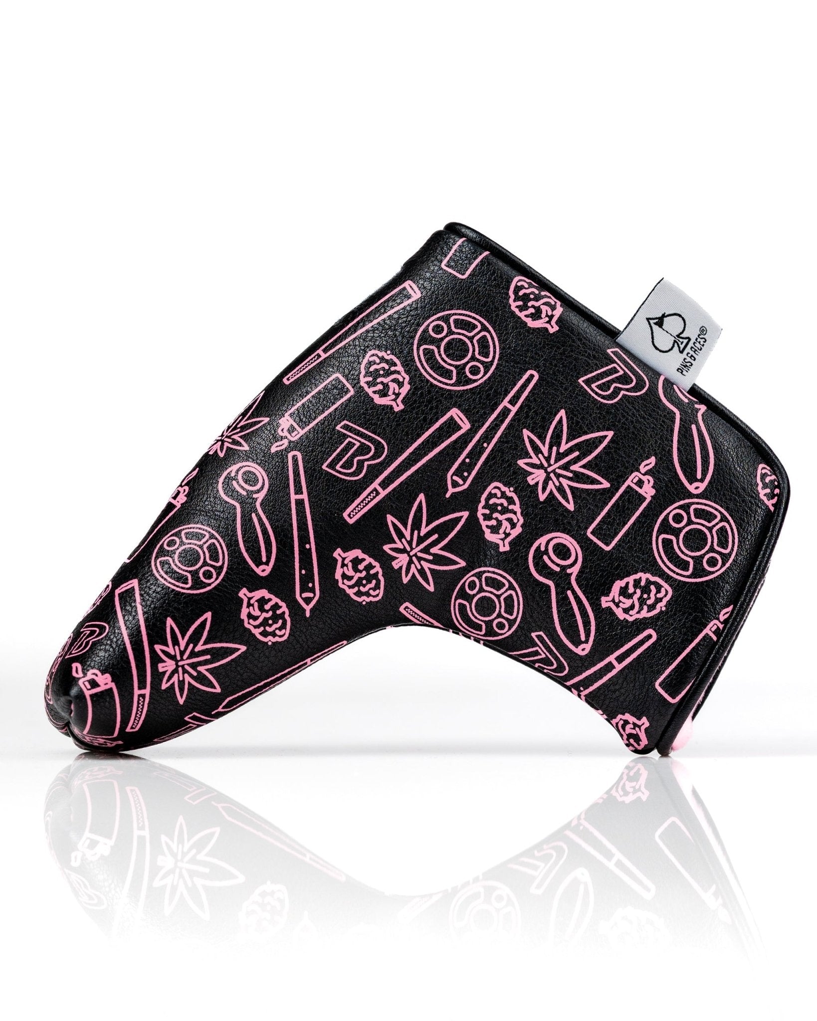 Pins and Aces x Blazy Susan - Blade Putter Cover - Black Girl Golf