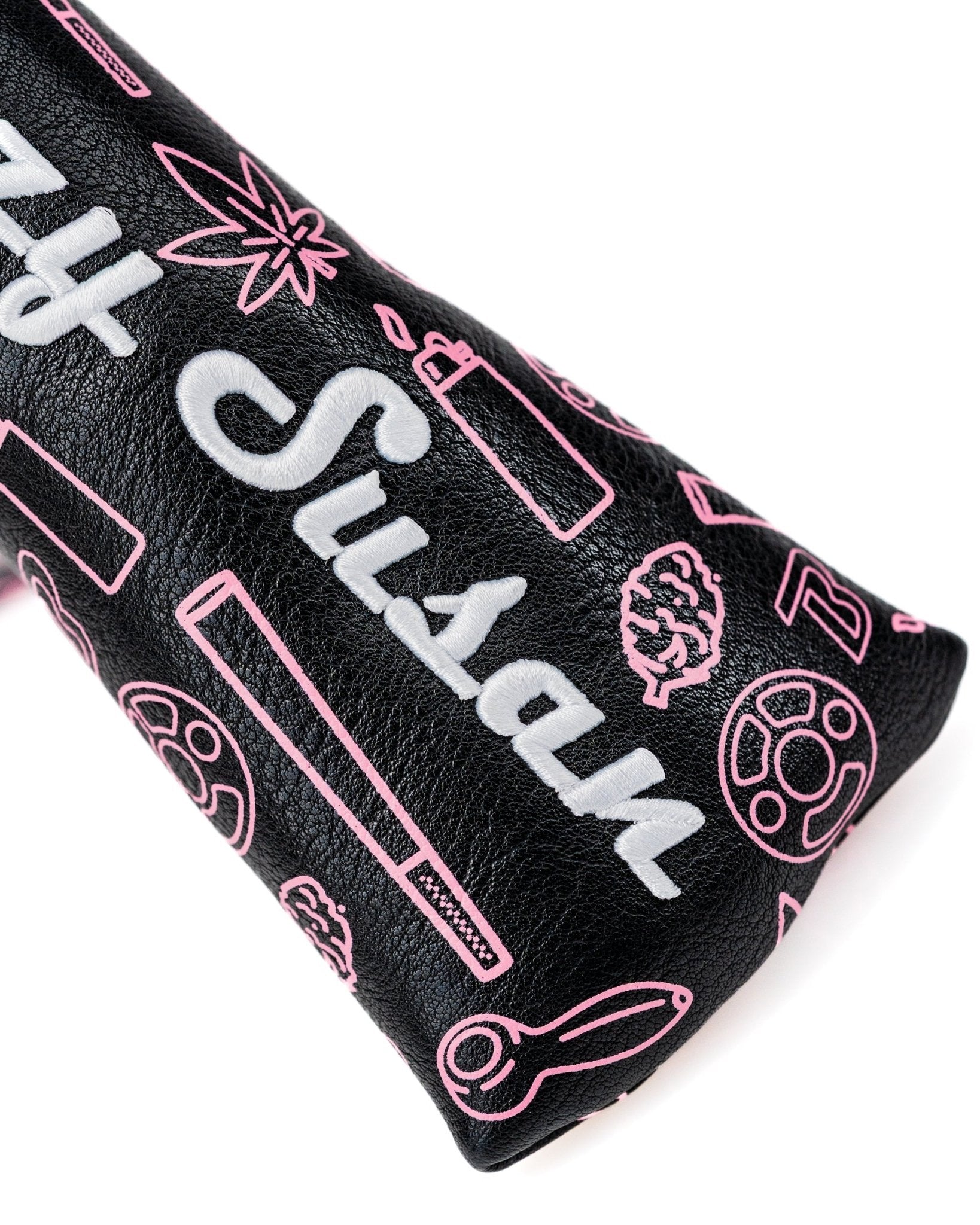 Pins and Aces x Blazy Susan - Blade Putter Cover - Black Girl Golf