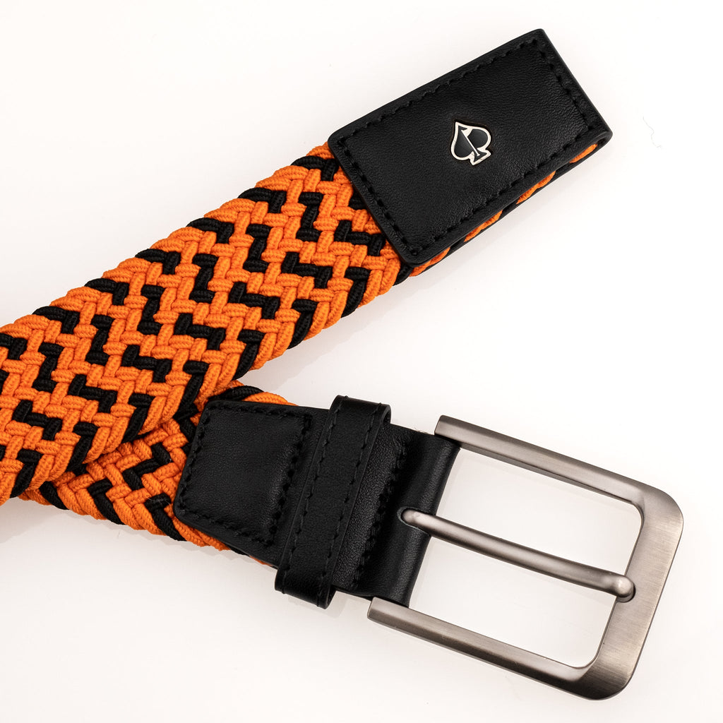 Pins Belt - Orange - Black Girl Golf